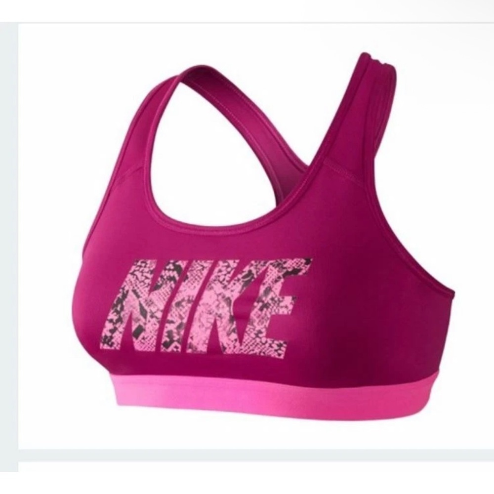 Nike Dri-FIT Pink Sports Bra Size Medium
